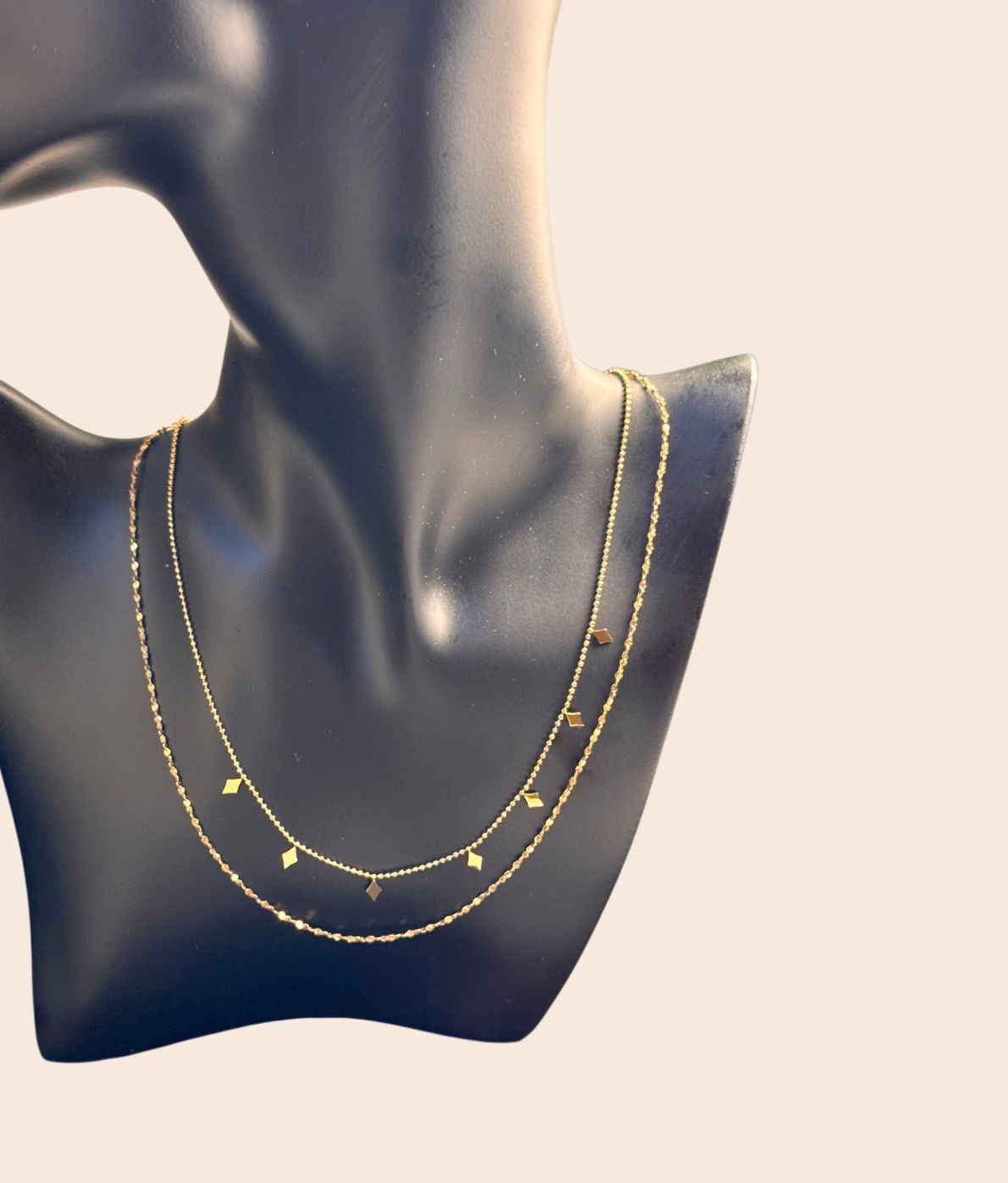 Layered Steel Necklace