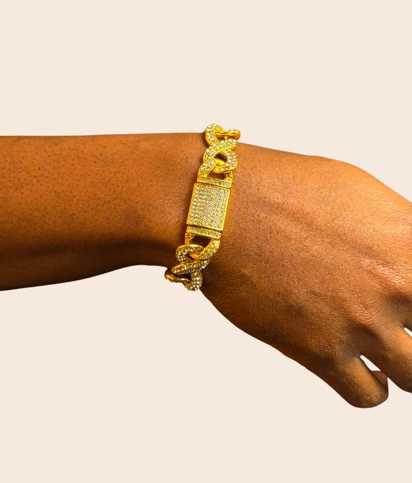Cuban Gold Link Jewellery Set