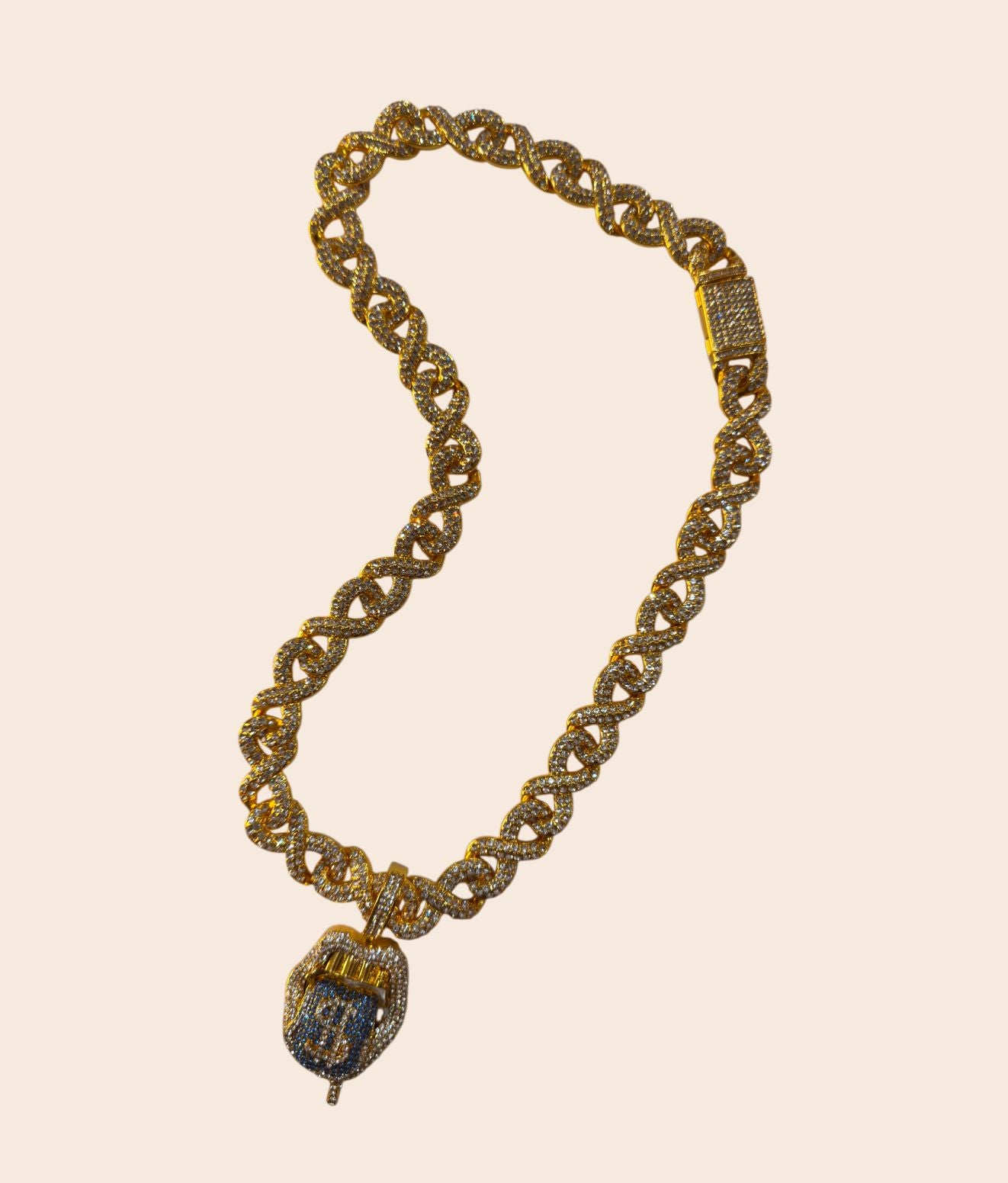 Cuban Gold Link Jewellery Set