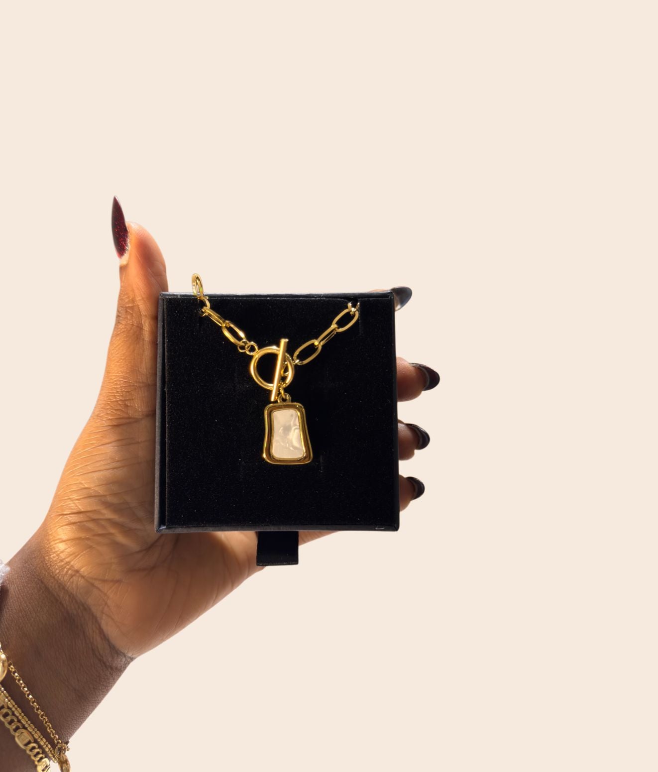 Toggle Gold Plated Necklace