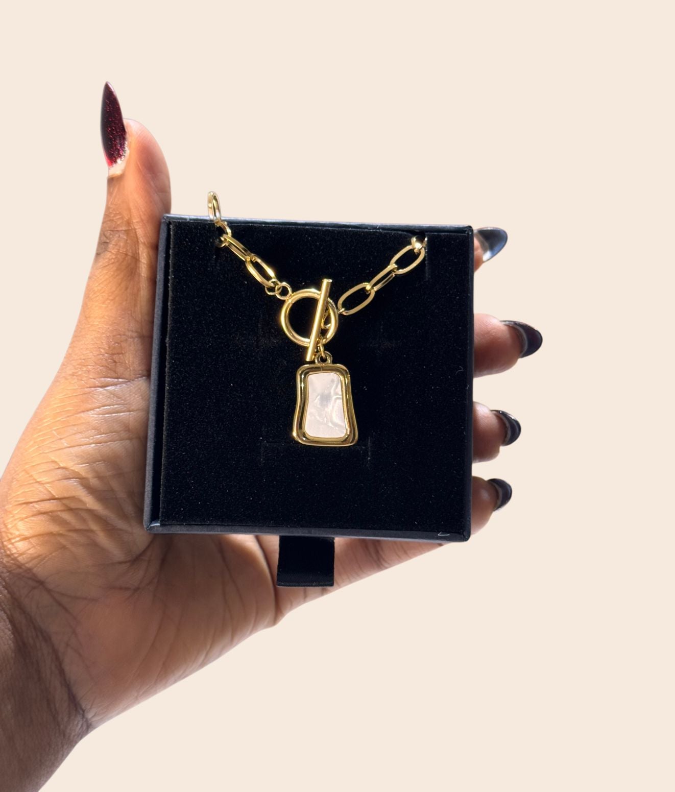 Toggle Gold Plated Necklace