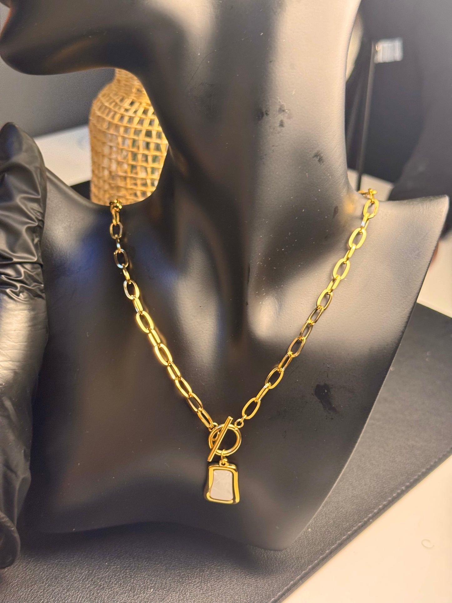 Toggle Gold Plated Necklace