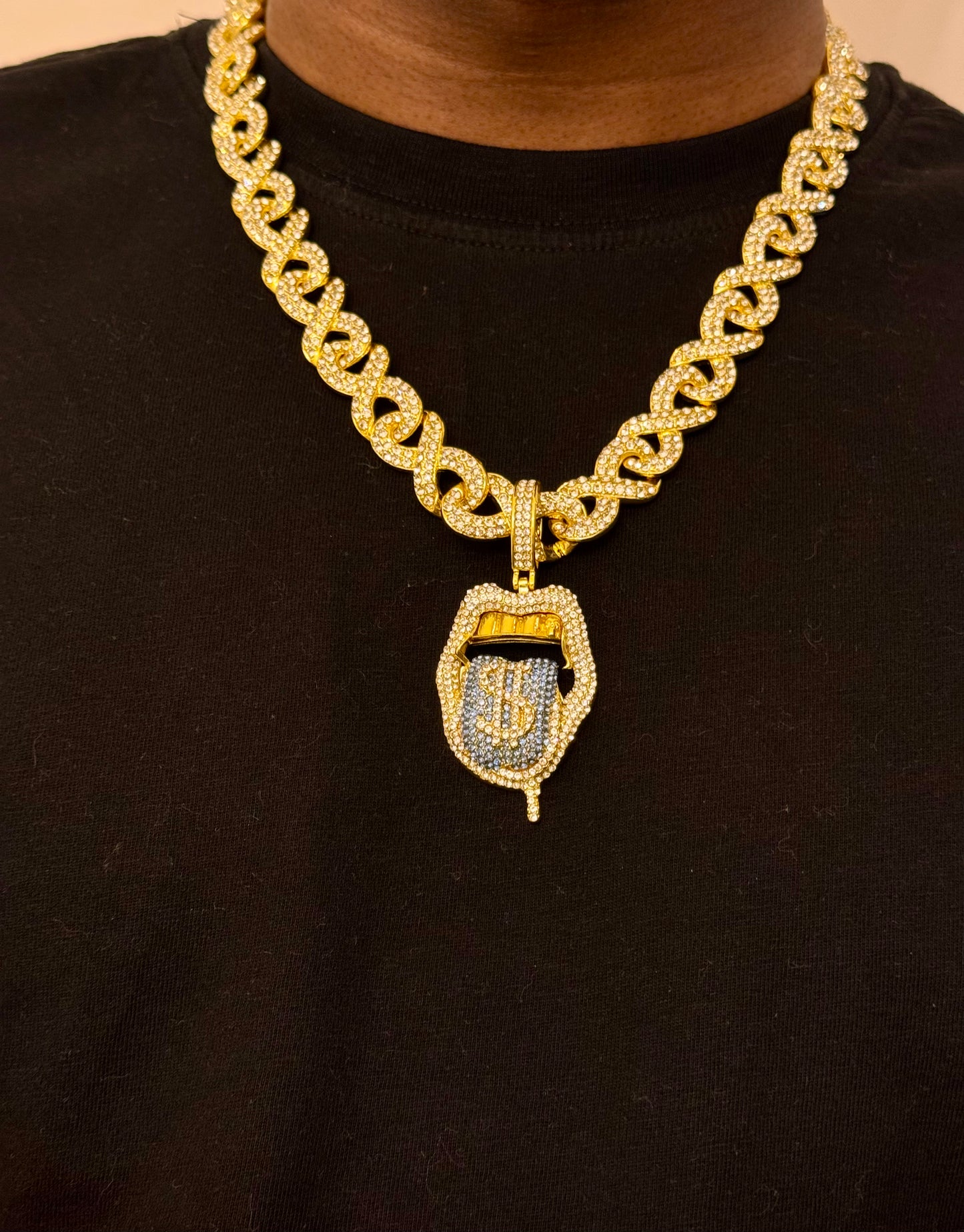 Cuban Gold Link Jewellery Set